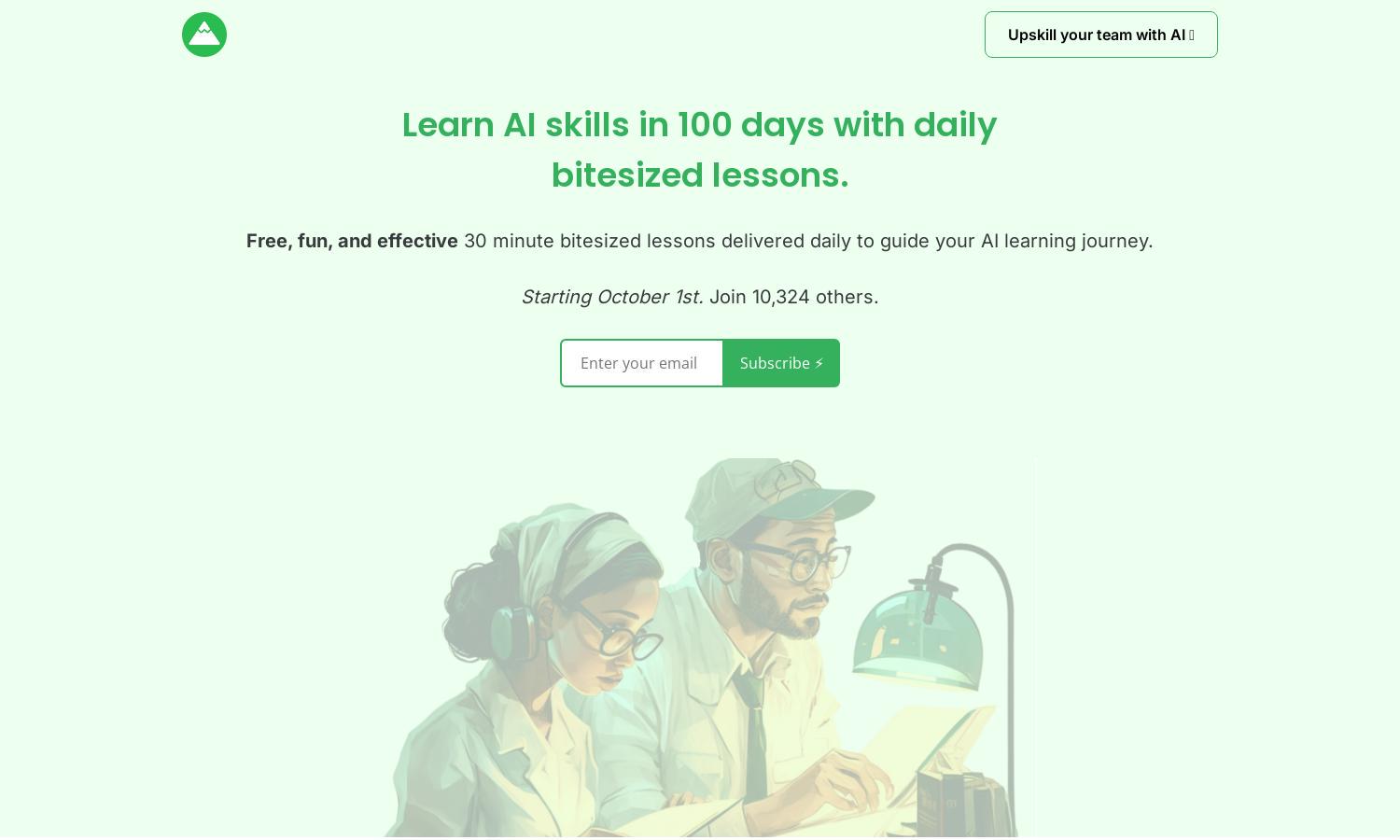 100DaysOfAI Website