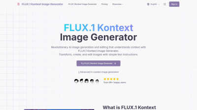 FLUX.1 Kontext Image Generator - AI tool for Design Tools