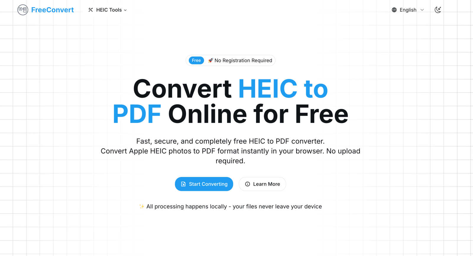 freeconvert application interface and features