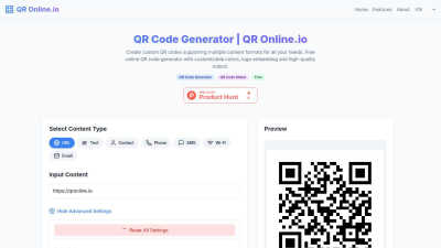 QR Online.io - AI tool for Marketing