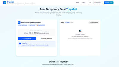 Tmp Mail - AI tool for Email Tools