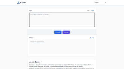 base64 - AI tool for Development