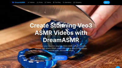 DreamASMR - AI tool for Audio & Music