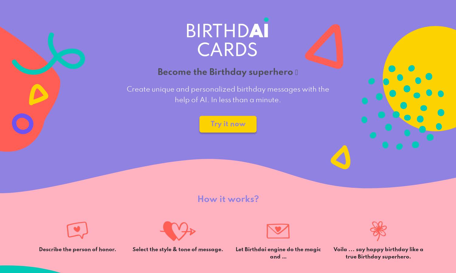 Birthdai Cards Website