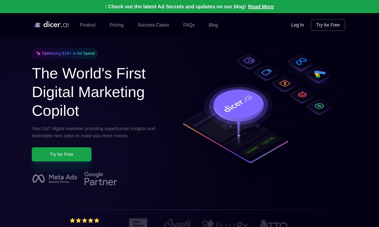 Dicer.ai Website