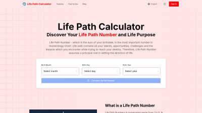 Life Path Calculator - AI tool for Coaching