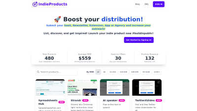 Indie Products - AI tool for Business & Finance