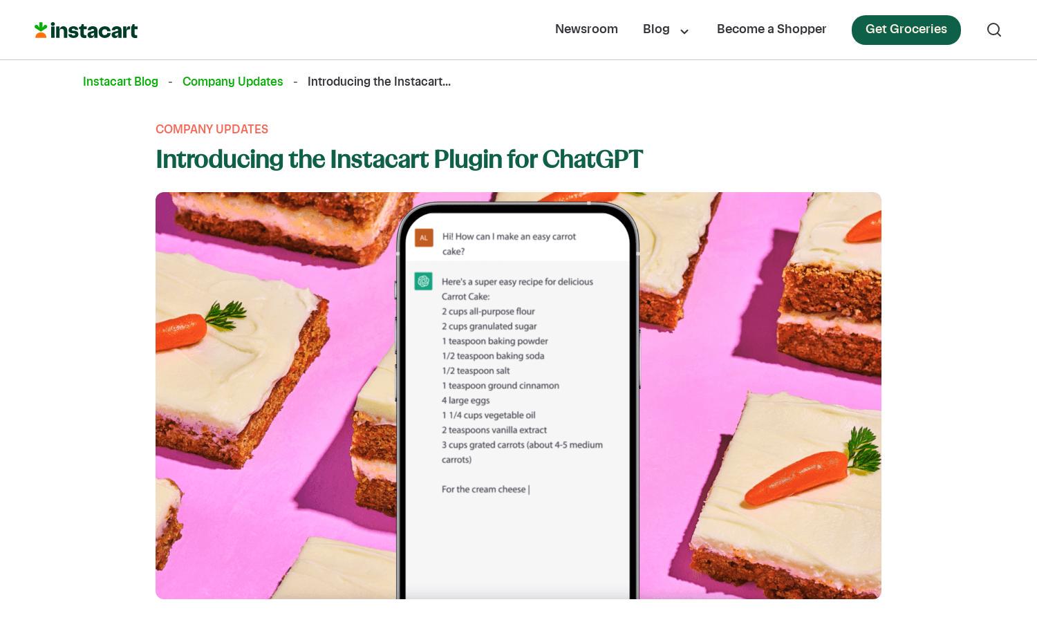 Instacart Website