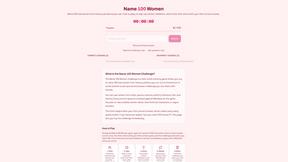 Name 100 Women
