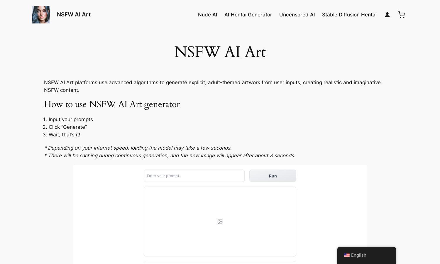 NSFW AI Art Website