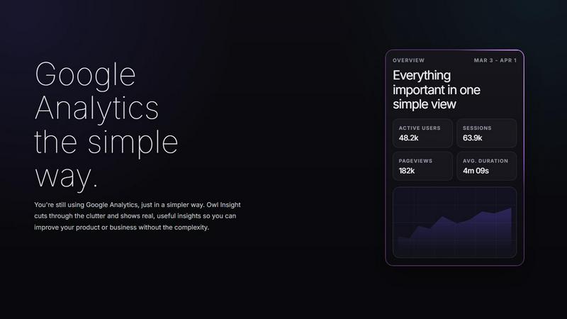 Owl Insight application interface and features