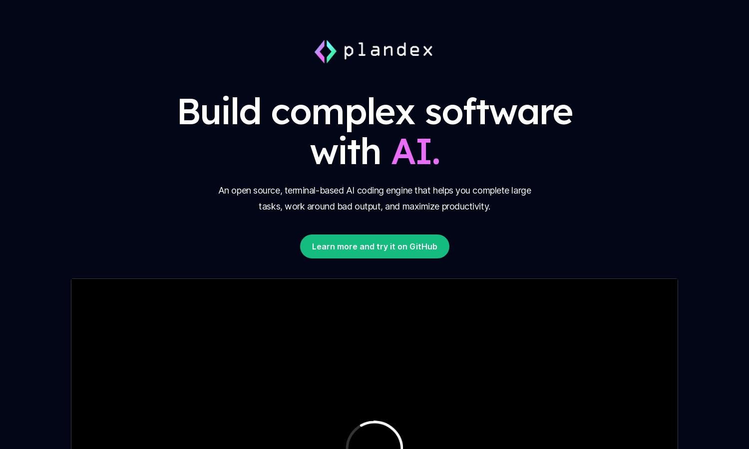 Plandex Website