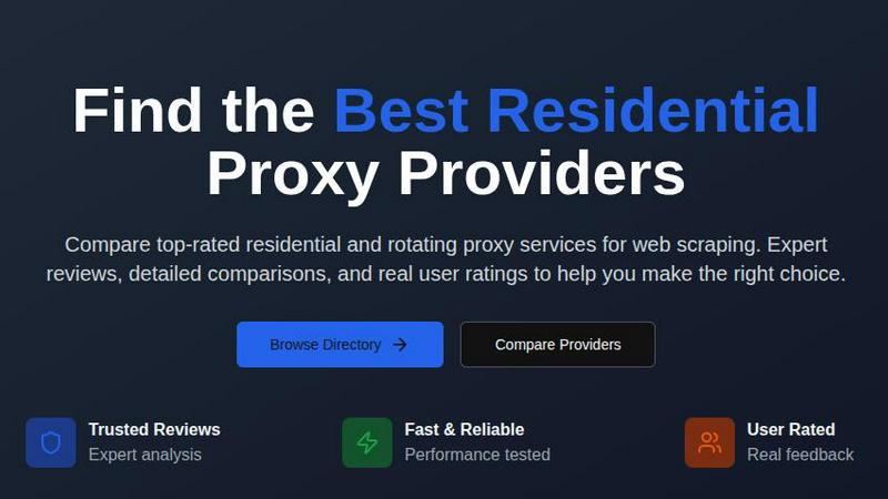Proxy Corner application interface and features