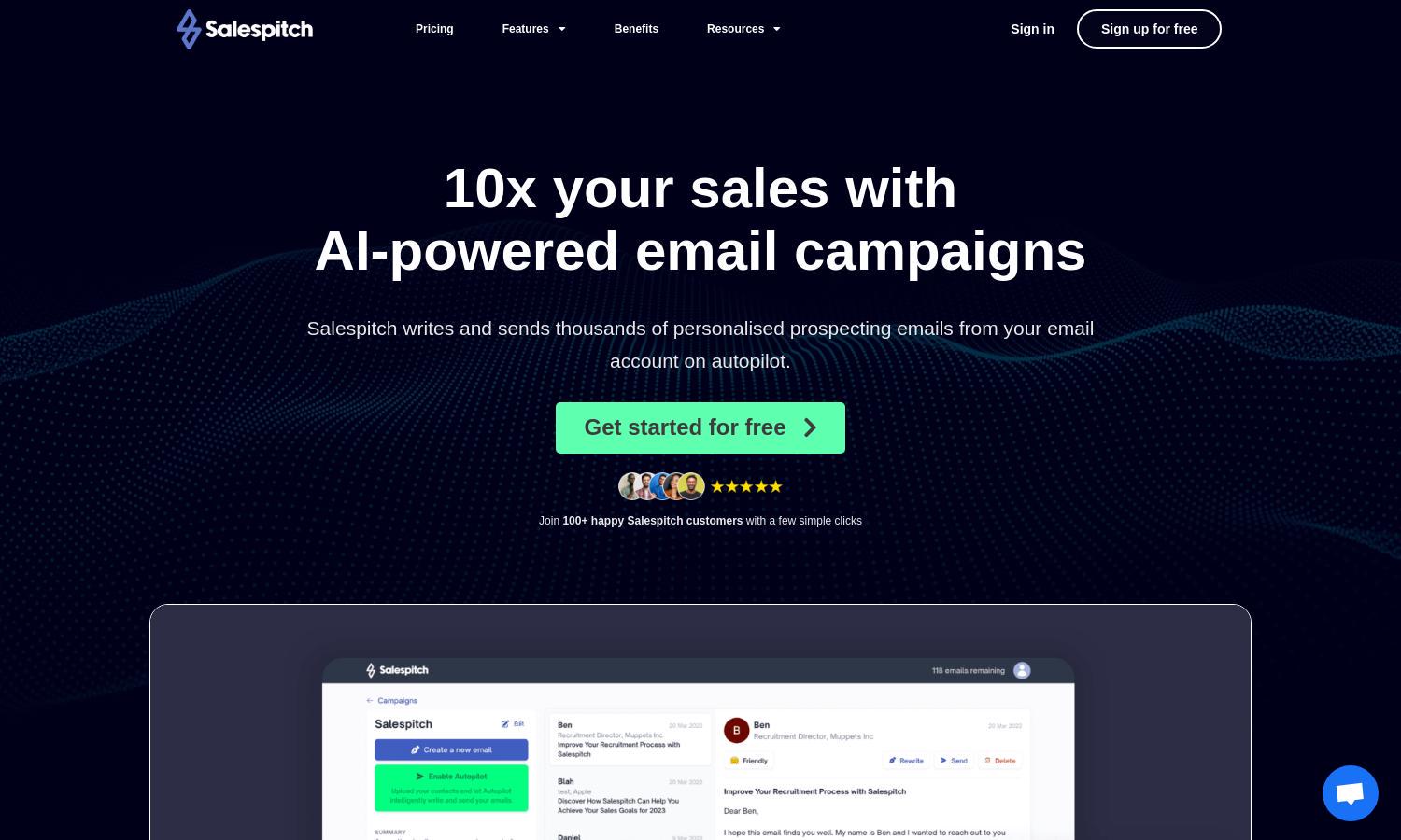 Salespitch Website