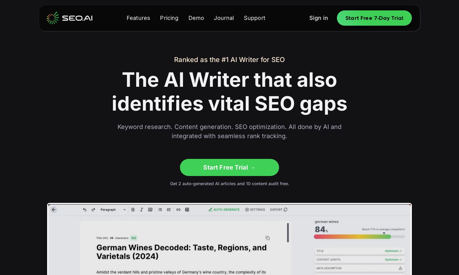 SEO.AI Website