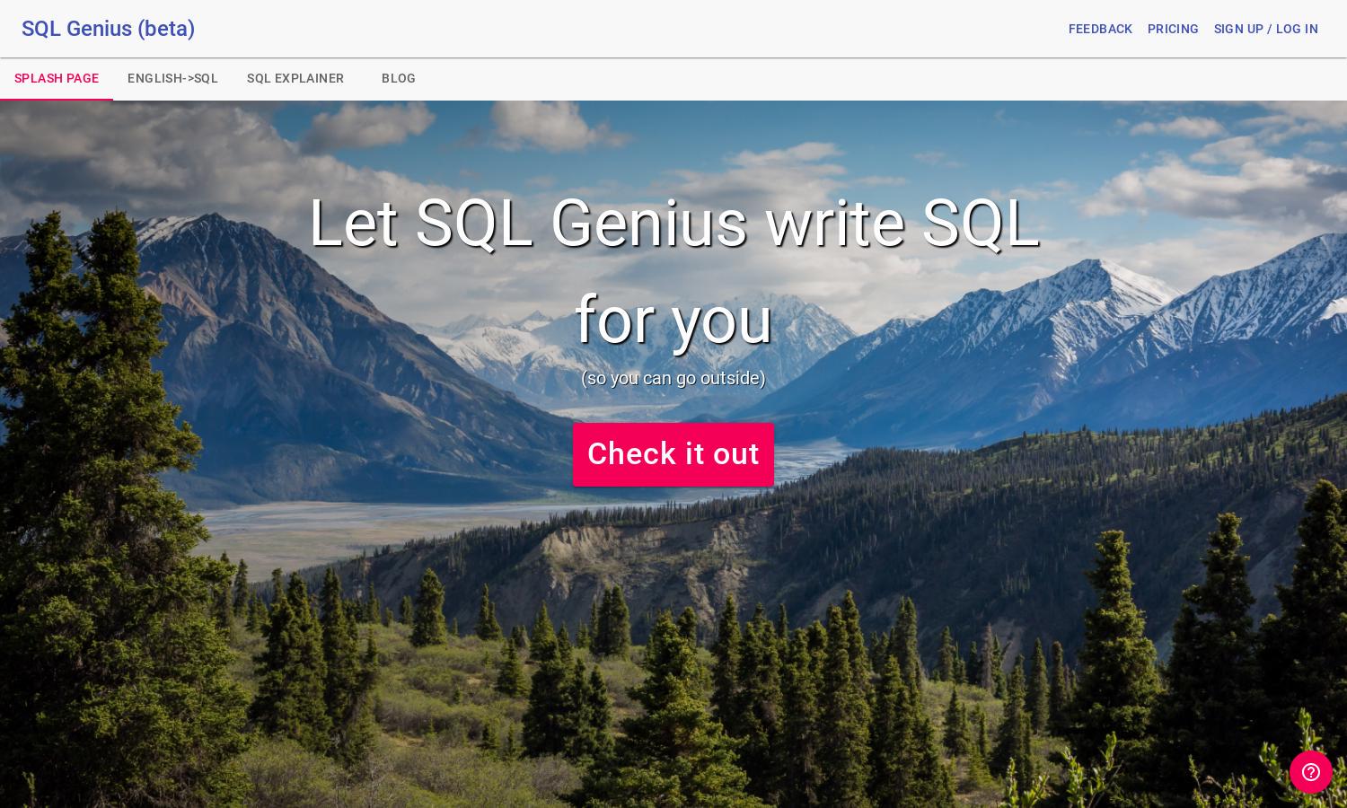 SQL Genius Website