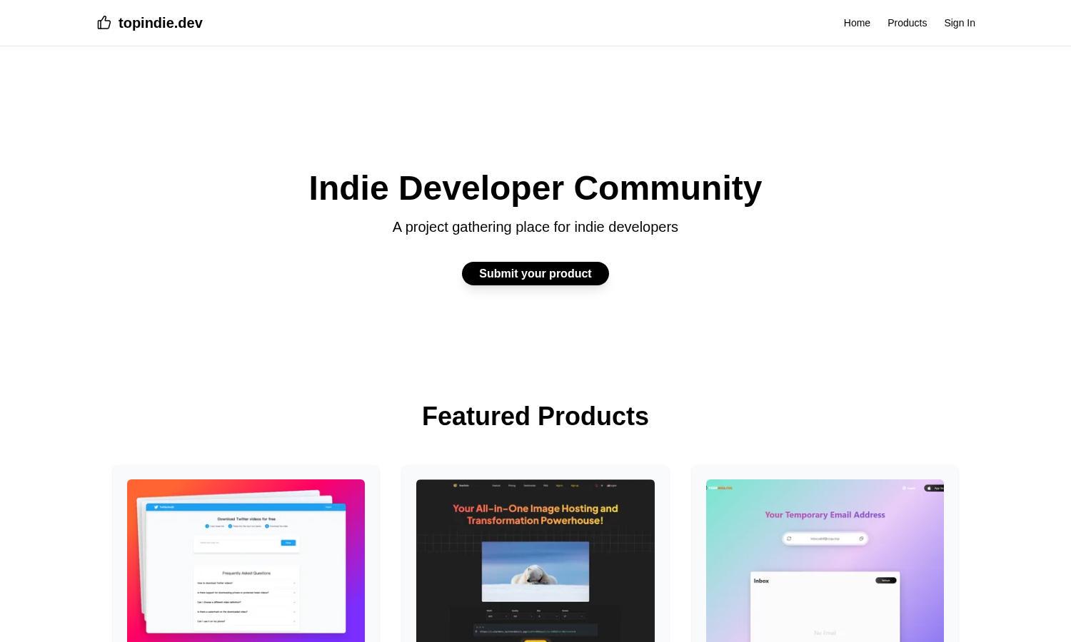 TopIndie Website